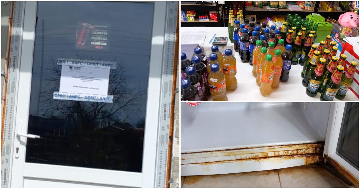 FOTO. O catastrofă a găsit OPC la un magazin alimentar din mediul rural, în județul Satu Mare