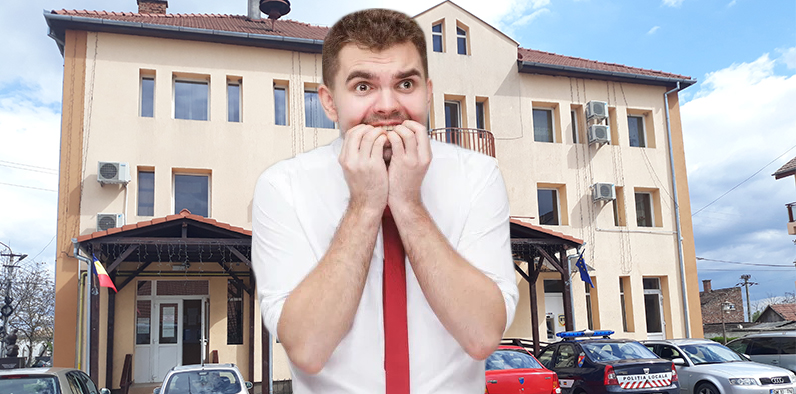 REVOLTĂTOR. Tânăr sătmărean, învins de birocrație. Certat de funcționari, dat afară din primărie