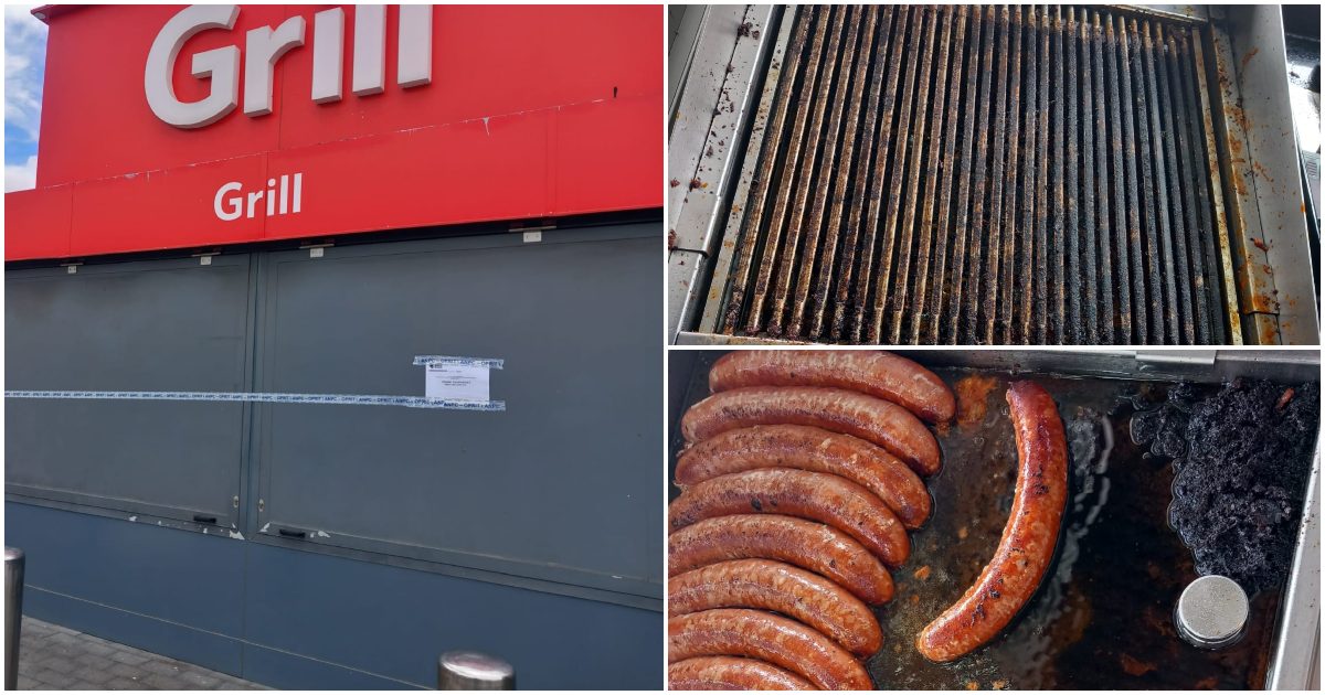 FOTO. Grill-ul Kaufland Carei închis temporar de Protecția Consumatorilor. Verificări și în magazin. Amenzi de zeci de mii de lei