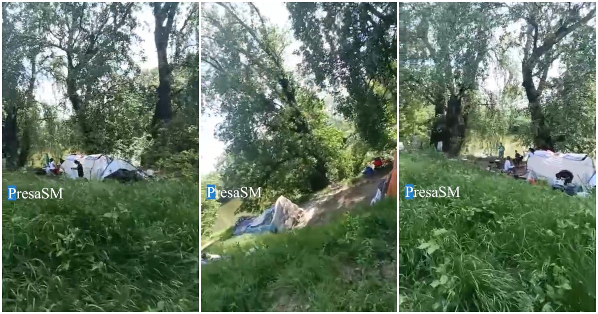 VIDEO. Pericol pe malul Someșului, în Satu Mare. Drogați și bețivi, agresează oamenii! Se așteaptă o nouă crimă?!