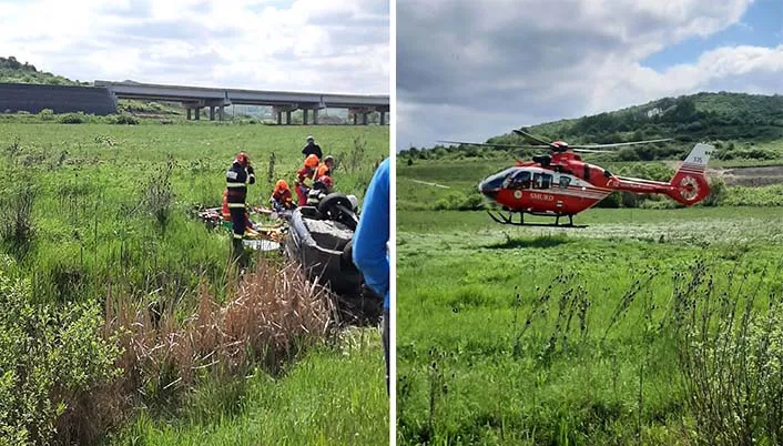 FOTO/VIDEO. Doi oameni au murit într-un teribil accident. Alți doi sunt grav răniți. DN1F, Cluj spre Satu Mare