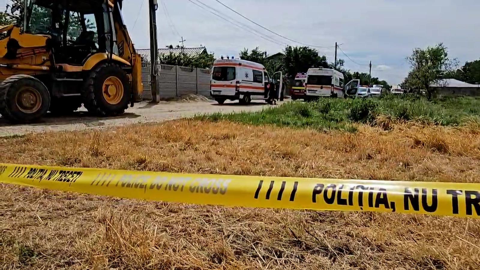 Excavatorist cu alcoolemie uriașă a rupt cabluri electrice în județul Satu Mare