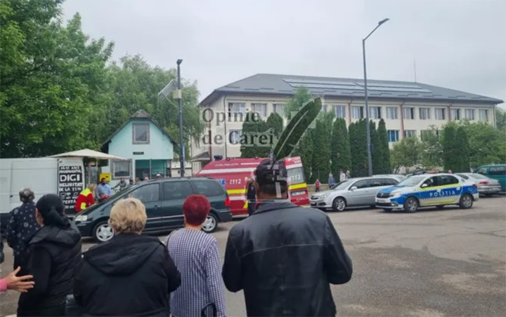 FOTO. Bunicuță (79 ani) lovită astăzi pe trecerea de pietoni, în drum spre piața din Carei