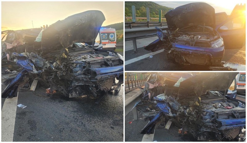 FOTO. Accident cumplit în țară. O femeie a murit. O tânără și un copil au ajuns la spital