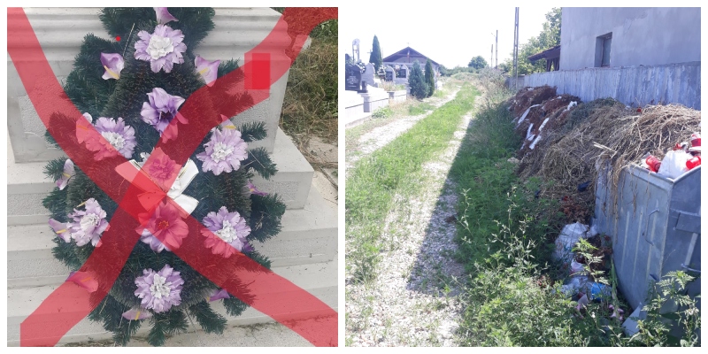 Comuna din județul Satu Mare în care s-au interzis coroanele la înmormântări: ”Dați banii familiei”