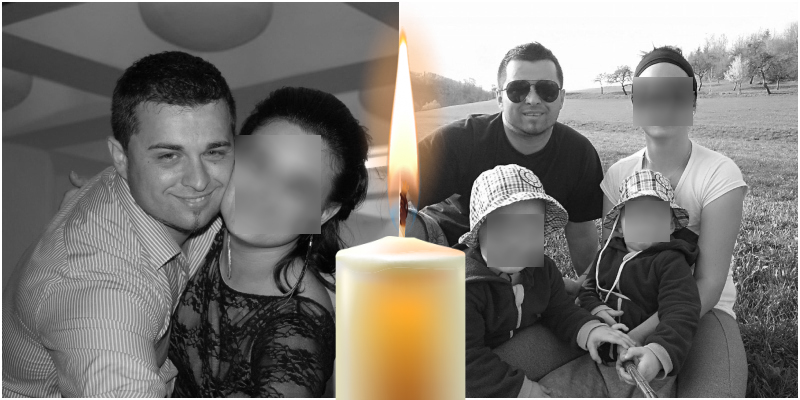 Sătmărean, tatăl a doi copii, a murit într-un tragic accident la doar 37 de ani. Familia are nevoie de ajutor