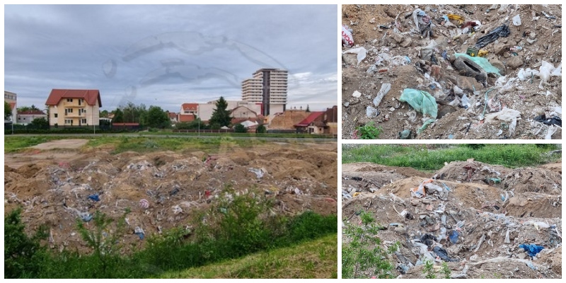 FOTOGALERIE. Groapa de gunoi din centrul municipiului Satu Mare. PresaSM a sesizat Garda de Mediu