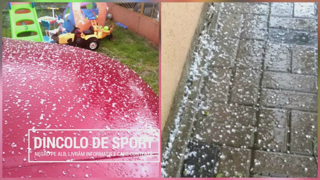 FOTO. Grindină în județul Satu Mare, în comuna cu sistemul antigrindină, nefuncțional. Culmea ironiei!