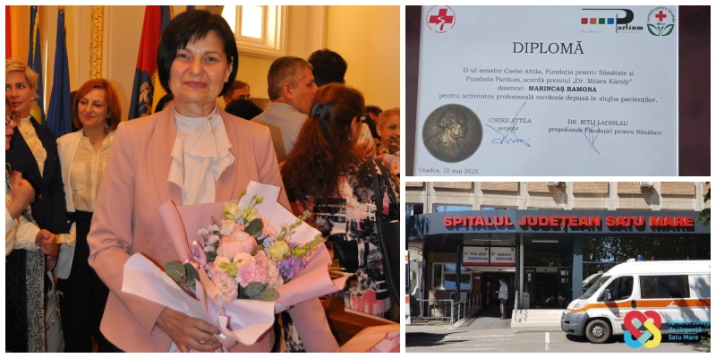 Ramona, asistenta de la Spitalul Județean Satu Mare, dat exemplu național! Carieră impresionantă în slujba pacienților