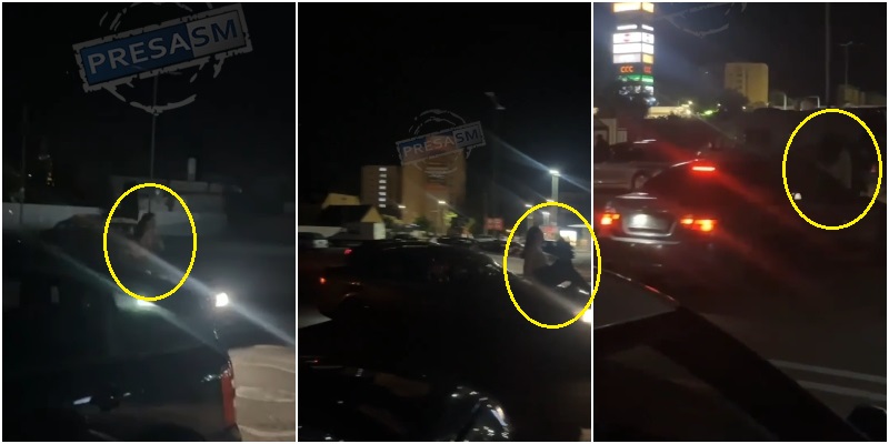 VIDEO. Acte de teribilism în parcarea Kaufland din Satu Mare: o fată, plimbată pe capota unei mașini