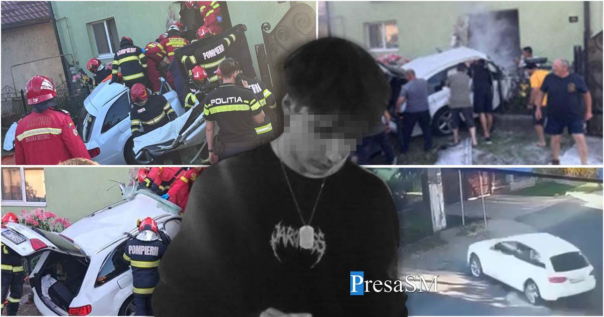 FOTO/VIDEO. După cumplitul accident de ieri din județul vecin, polițiștii trag un semnal de alarmă. Darius a murit pe loc, la doar 18 ani. Abia ce și-a luat permisul