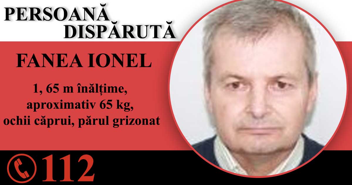 Sătmărean dispărut de acasă. Polițiștii vă cer ajutorul