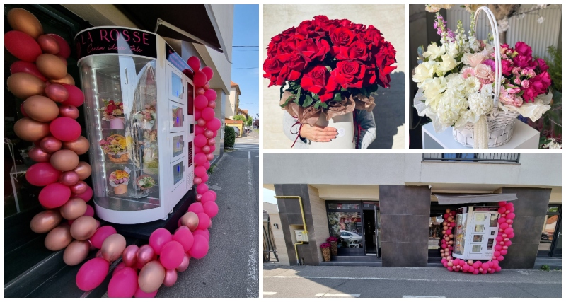VIDEO. Surprize florale la orice oră: Primul automat de aranjamente florale din Satu Mare este acum funcțional!