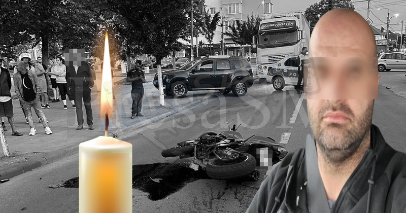 FOTO/VIDEO. David, motociclistul mort în accidentul din Negrești-Oaș, condus pe ultimul drum. Anunțul familiei