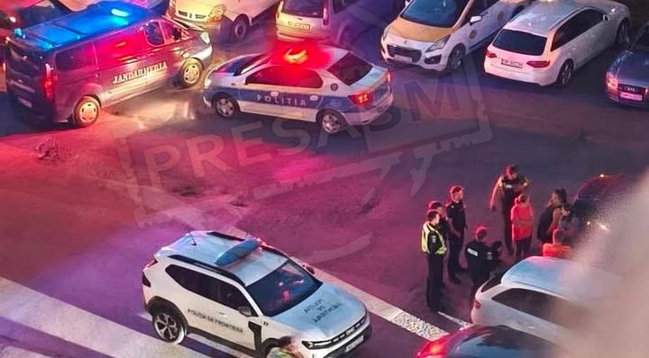 FOTO. Mobilizare de amploare a Poliției și Jandarmeriei în Cartierul Micro 15. Ce s-a reclamat prin 112