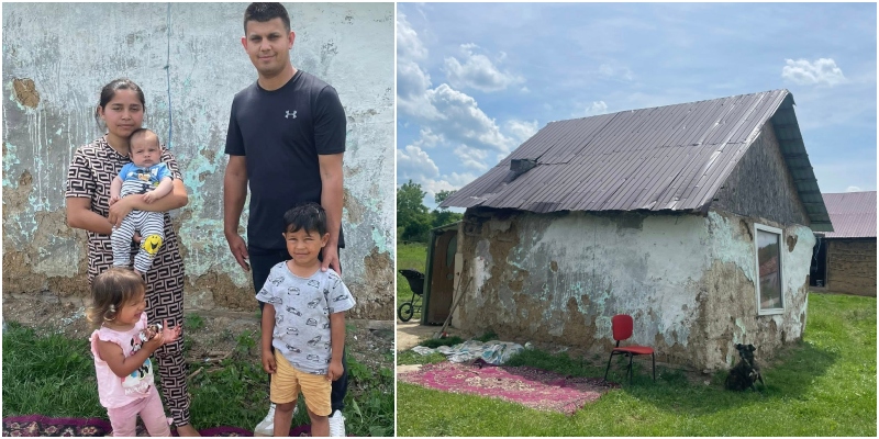O mamă singură, cu 3 copii, ne cere ajutorul: vrea doar un acoperiș nou la casă