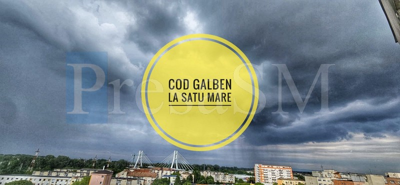 Meteorologii prelungesc Codul galben pentru Satu Mare. Când expiră noua avertizare