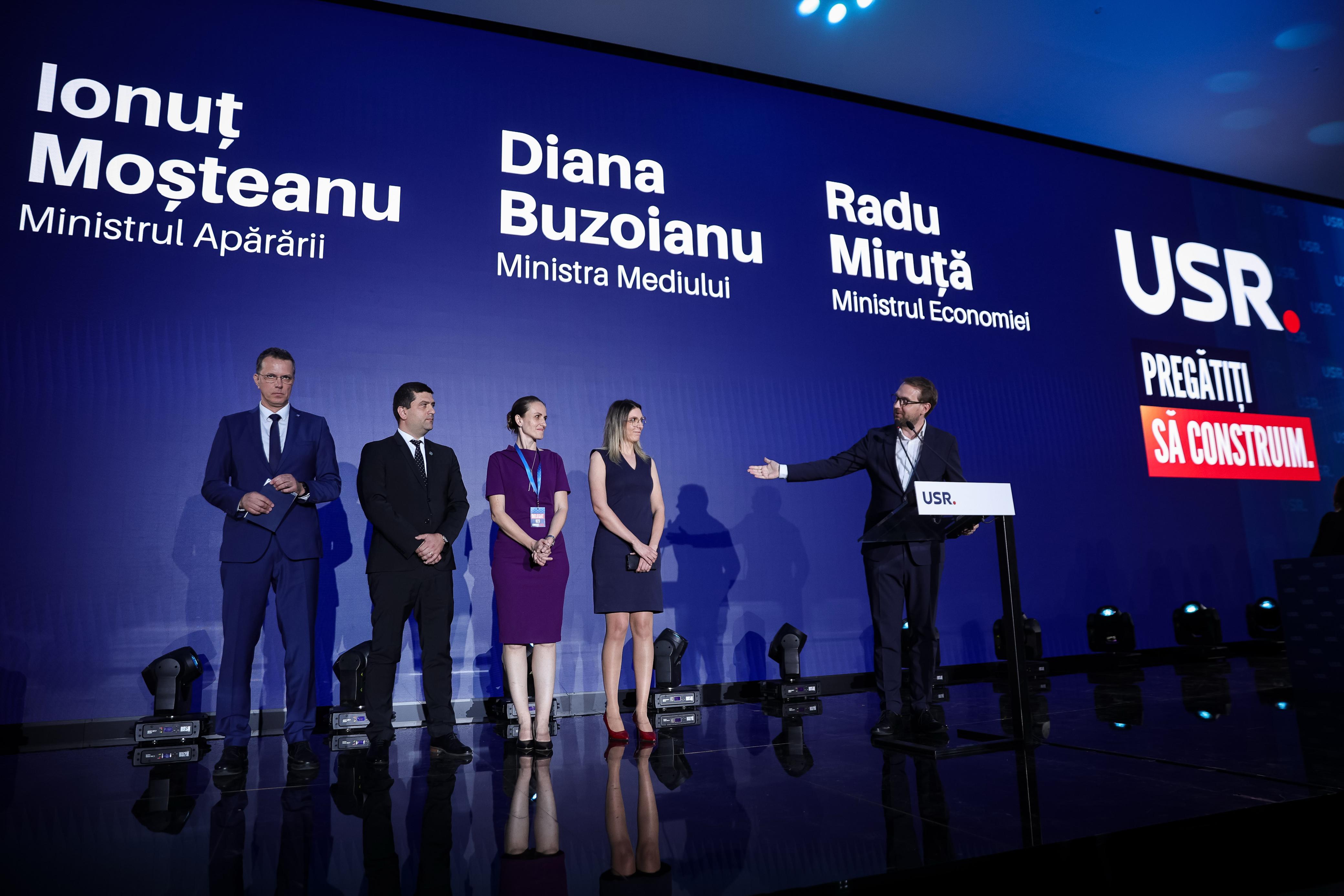 USR anunță miniștrii propuși în viitorul guvern - Pregǎtiți sǎ construim!