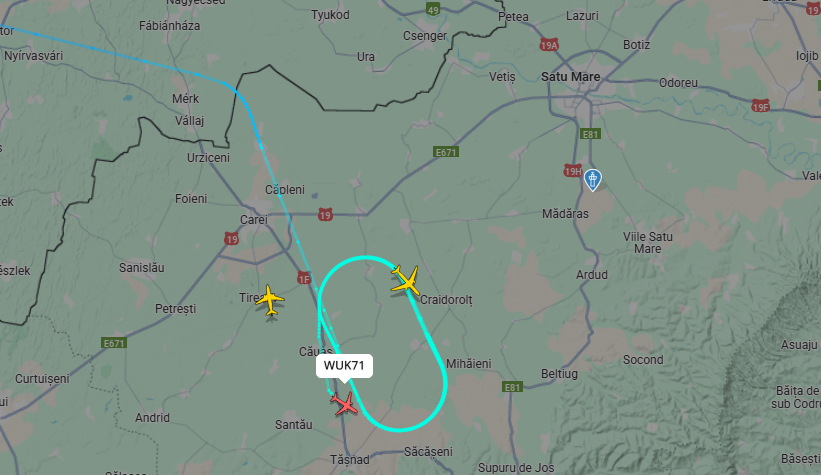 Avion, cu zeci de pasageri la bord, nu poate ateriza! Survolează județul Satu Mare