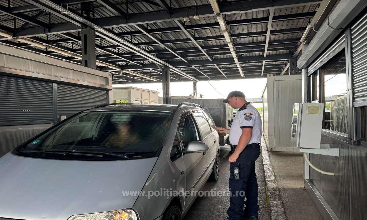 Tras pe dreapta de frontieriștii sătmăreni, un tânăr s-a ales cu dosar penal din cauza remorcii