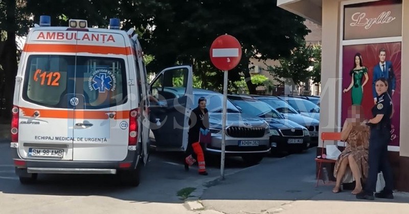 FOTO/VIDEO. Un șofer (71 ani) a lovit directorul medical al Spitalului Județean. Ce spune Poliția