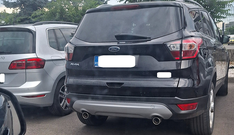 FOTO. Mesajul unei mame cu copil pentru un șofer, care i-a ”furat” locul în Satu Mare