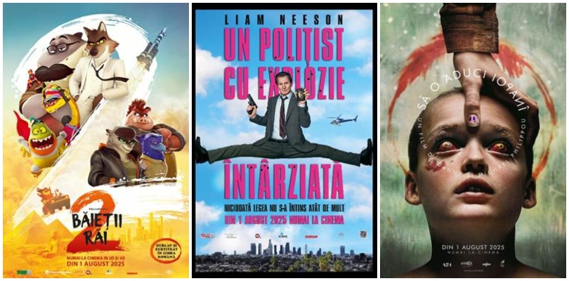 PREMIERELE SĂPTĂMÂNII. Ce filme noi vedem la Cineplexx Satu Mare din 1 august