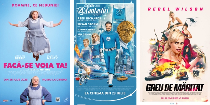 Ce filme noi vedem la Cineplexx Satu Mare din 25 iulie