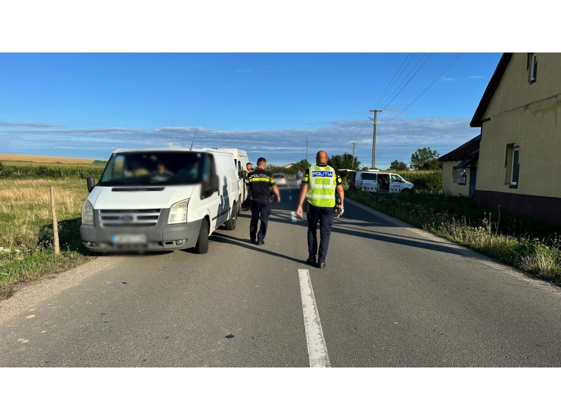 Sătmăreanul s-a urcat la volanul unei autoutilitare și s-a ales cu dosar penal