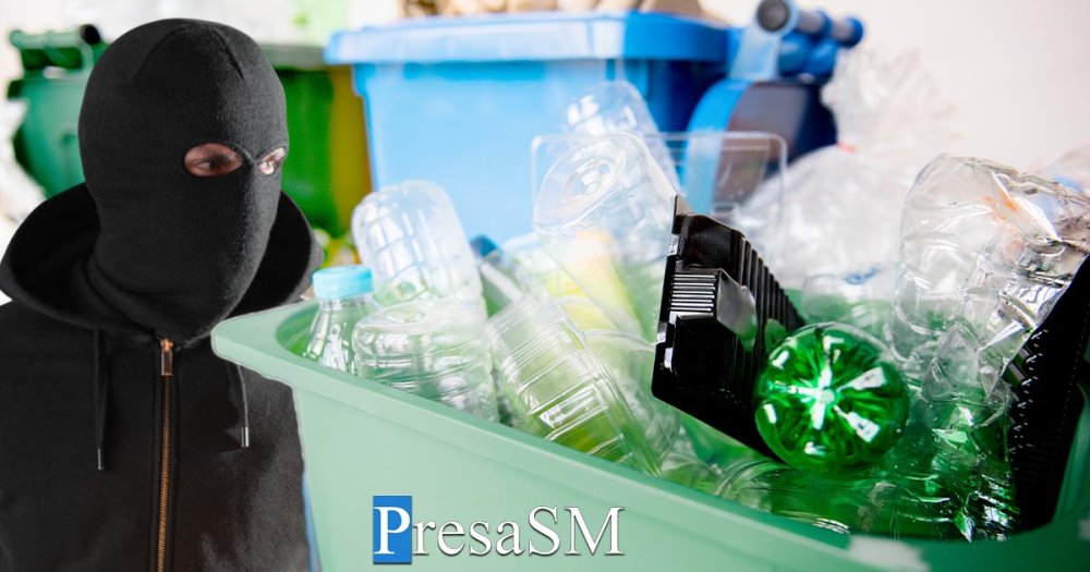 CULMEA RECICLĂRII. Un recidivist din Satu Mare a spart o firmă și a furat zeci de saci cu ambalaje