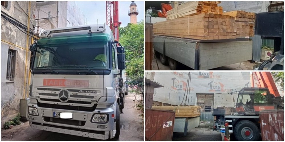 FOTO. A început cu scandal reabilitarea Hotelului Victoria! Poliția Satu Mare a confiscat utilajele!  