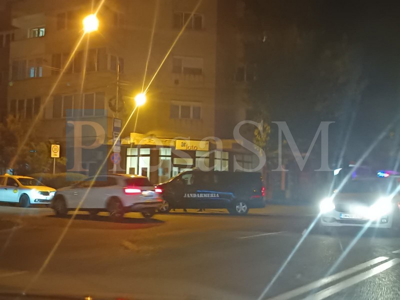FOTO. Cea mai scumpă ușurare din Satu Mare. Jandarmeria i-a rupt și un ”bilet”