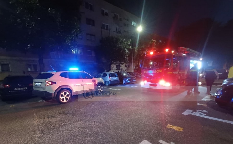 Fără permis, un tânăr a provocat un accident în Satu Mare și a abandonat mașina