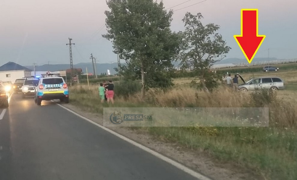 accident dn19 medies masina pe camp (2).jpg