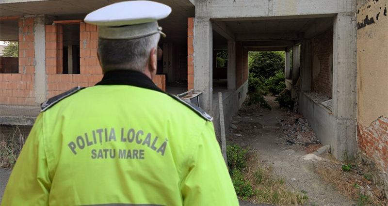 FOTO. Debandadă în Cartierul Funcționarilor. Un bărbat și trei femei, amendați de Poliția Locală Satu Mare