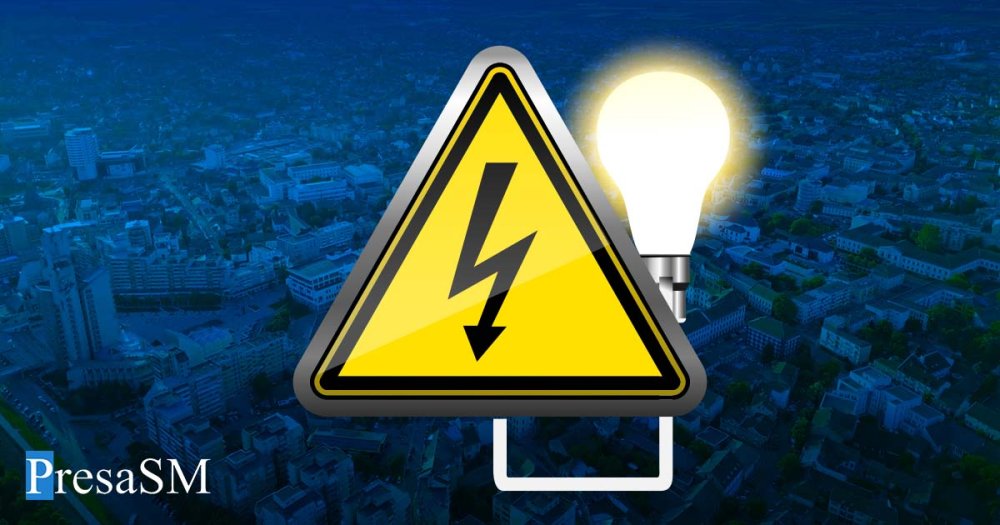 Un cartier din Satu Mare va rămâne joi fără curent. Ce alte străzi vor fi afectate. Se ia curentul și la chioșcuri din Piața Mare