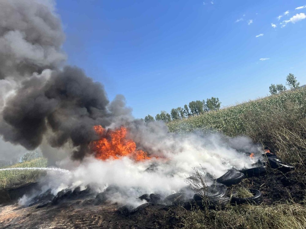 pompieri incendiu anvelope cauciucuri pe camp  (2).jpg