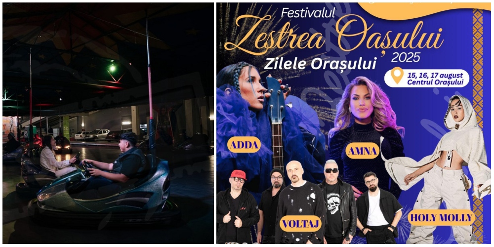 Un uriaș parc de distracții ajunge în Negrești-Oaș pentru Zilele Orașului. Voltaj, Holy Molly, ADDA, în concert!