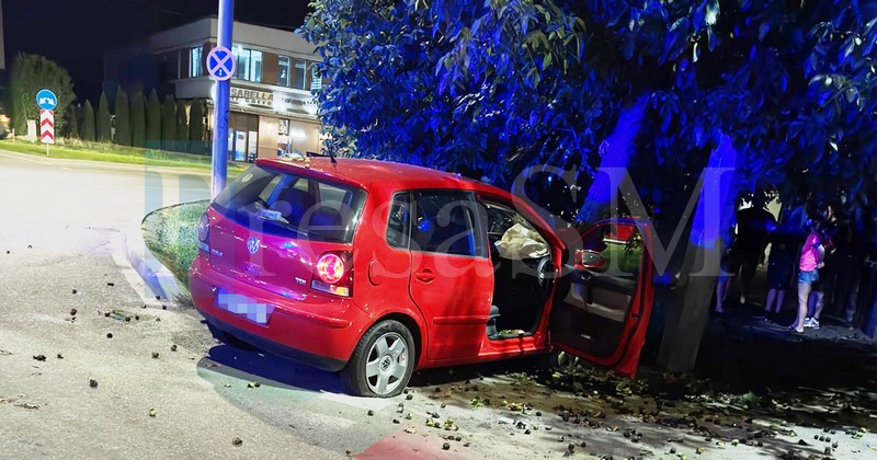 FOTO. Accident cu trei tineri răniți, inclusiv un minor, în Satu Mare. Cum s-a petrecut totul