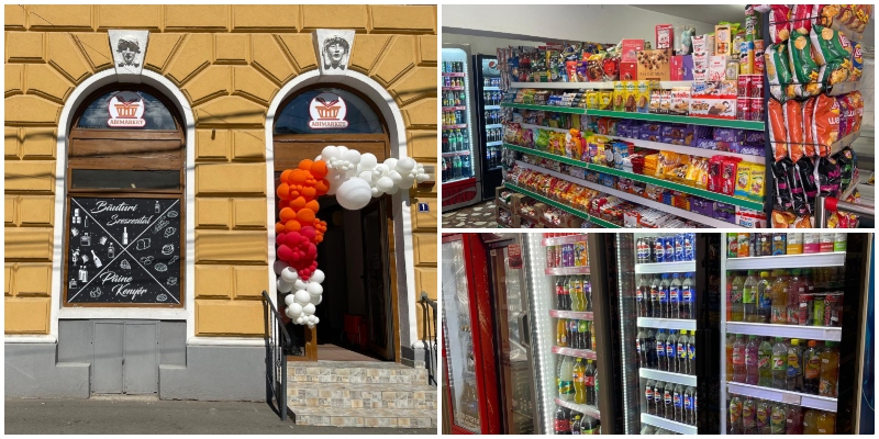 FOTO. Un tânăr antreprenor a redeschis un important magazin alimentar din centrul vechi al municipiului Satu Mare
