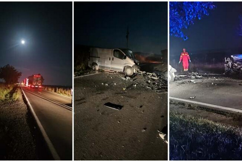 FOTO. Accident cumplit în județul vecin. Trei persoane au murit
