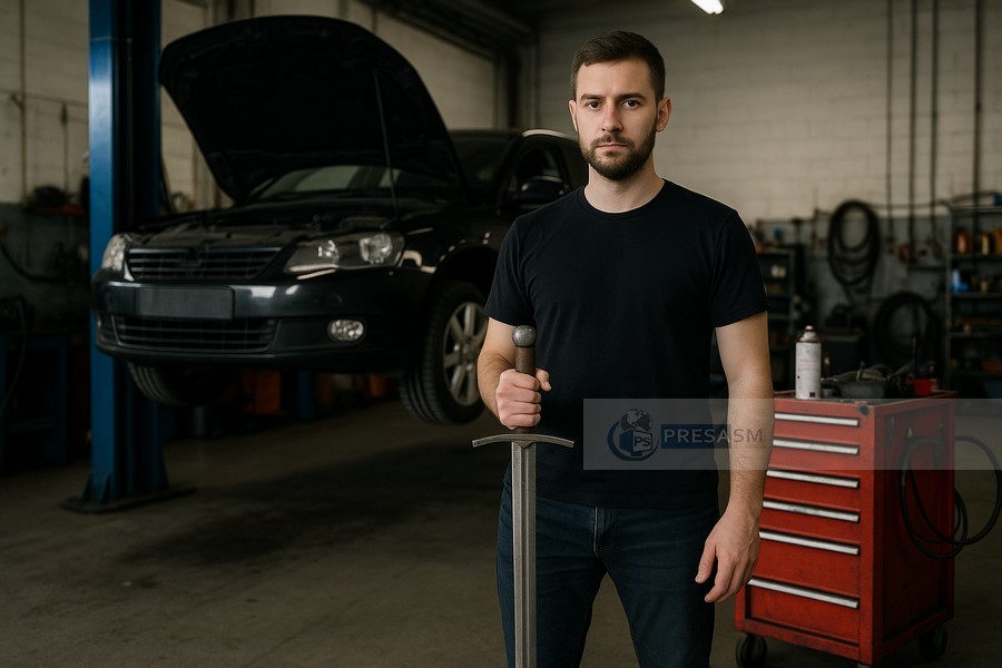 TEROARE. Mecanic auto din Satu Mare, amenințat că va fi tăiat cu sabia