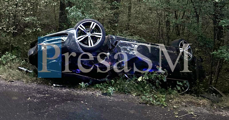 FOTO. Cum s-a petrecut accidentul de la Călinești-Oaș. Un minor a fost rănit
