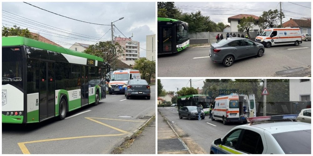 FOTO/VIDEO. Accident cu victimă în Micro 15! Lovită în plin de o Dacie