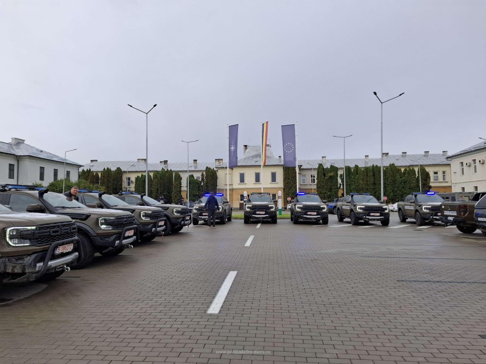 FOTO/VIDEO. Câte noi Ford-uri Raptor au primit frontieriștii din nord-vestul țării