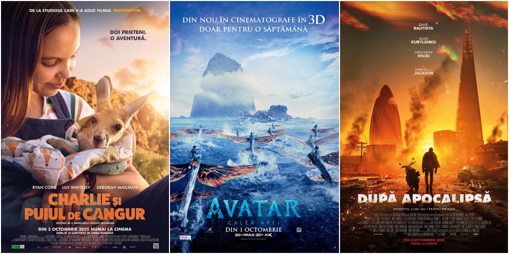 Cele mai noi filme se văd la Cineplexx, în incinta Shopping City Satu Mare