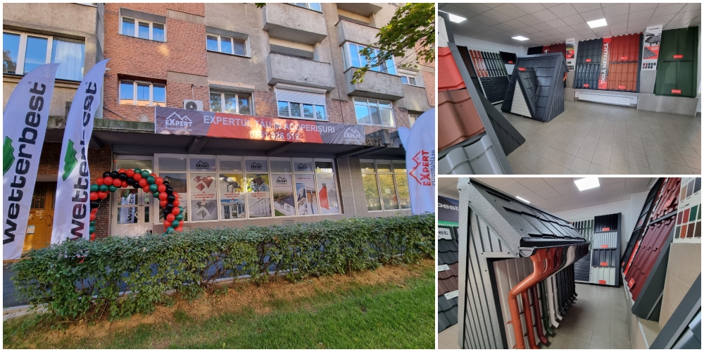 FOTO. S-a deschis magazinul Expert Tablă în Satu Mare – acoperișuri și jgheaburi din tablă