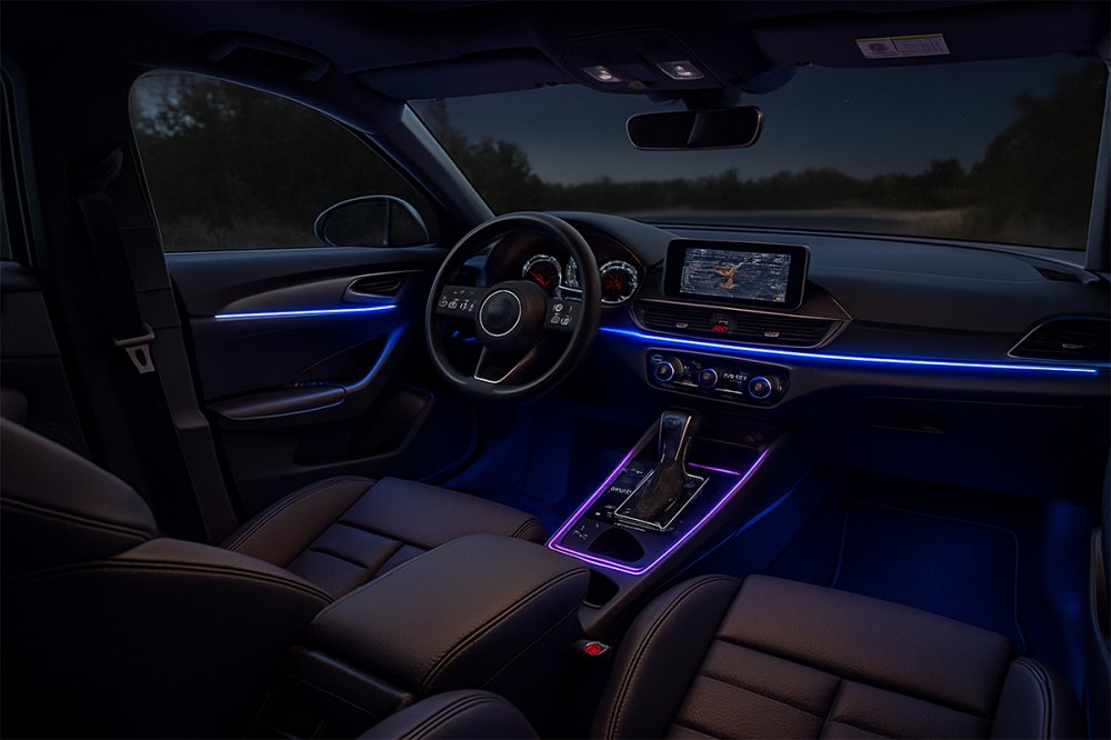 Cum transformă luminile ambientale auto experiența la volan