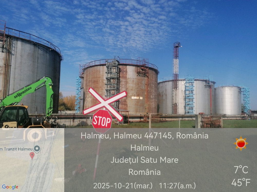 ALERTĂ! FOTO. Pericol de accident major în Satu Mare. Risc de explozie