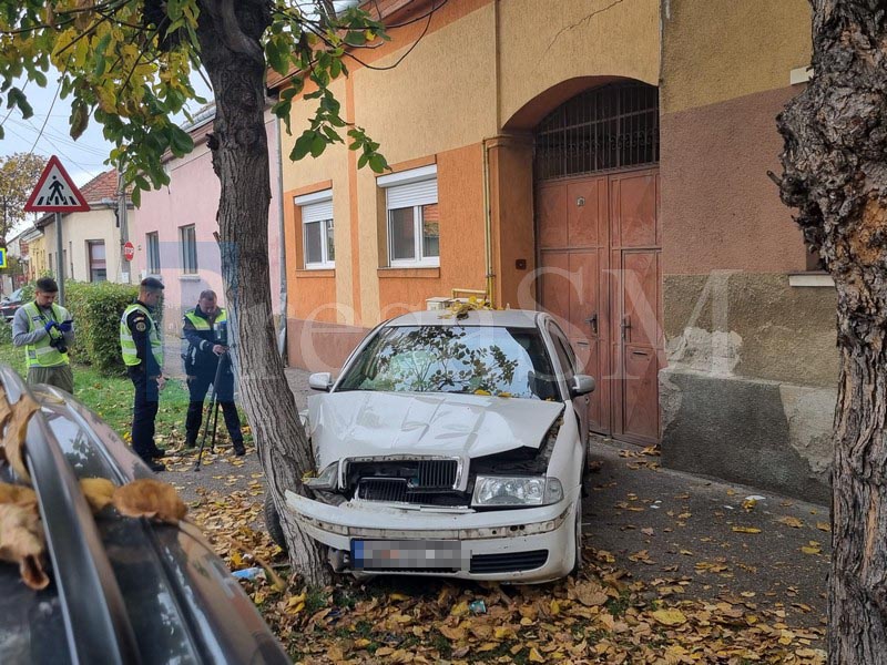 FOTO/VIDEO. Polițiștii sătmăreni explică cum s-a petrecut accidentul din Satu Mare. Două persoane, la spital